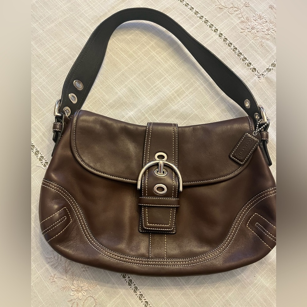 NWOT Coach brown leather purse